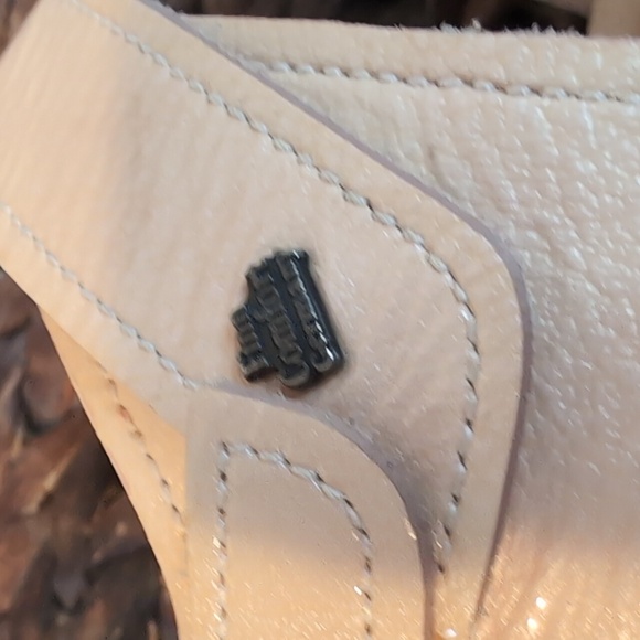 FINN COMFORT Gold Shimmer Slingback Sandals Comfort Shoes SZ 9 - Picture 9 of 12